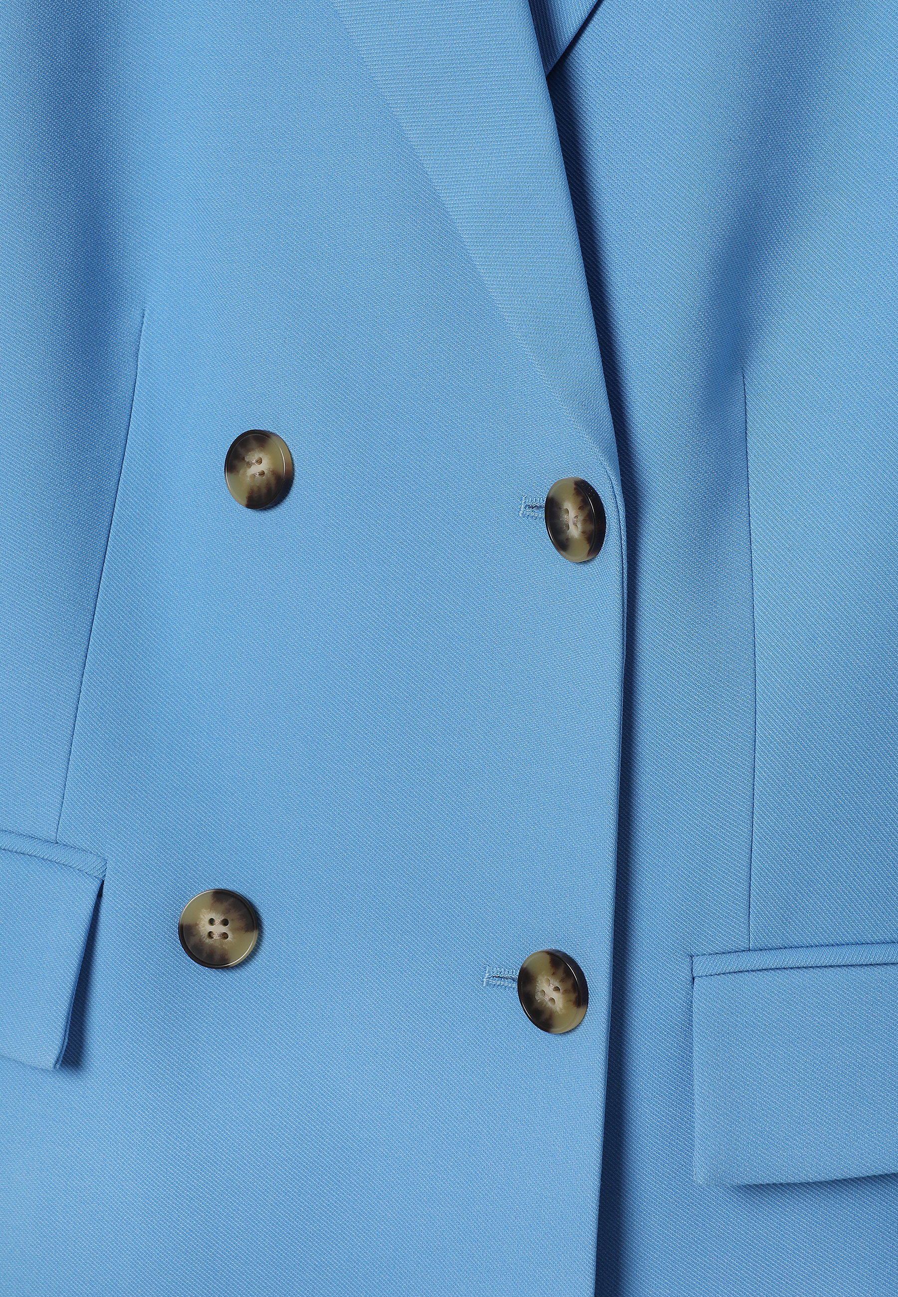 TKANINOWY ŻAKIET DWURZĘDOWY - MARSA NIEBIESKI 2