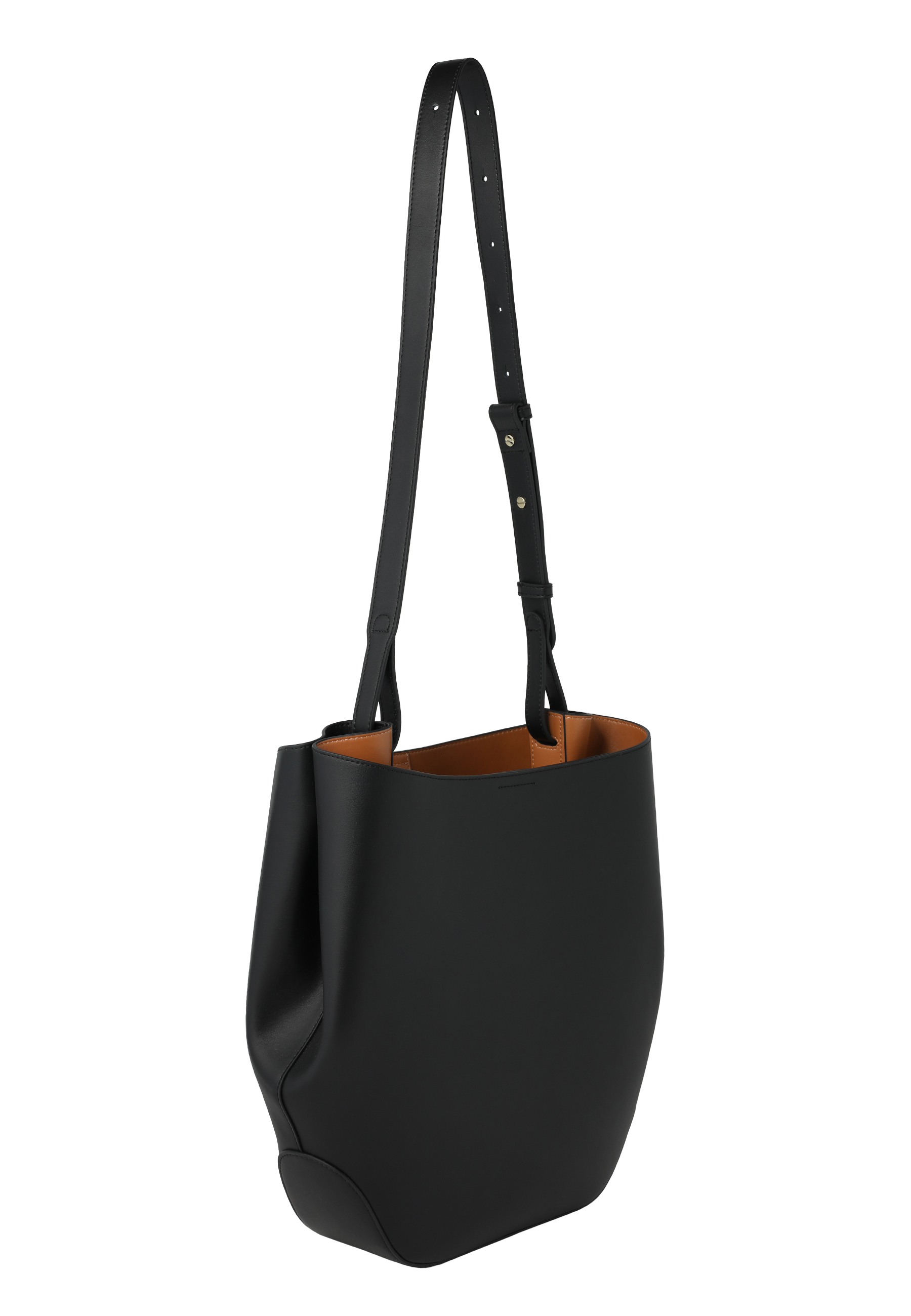 LEATHER WOMEN'S BAG - ERON BLACK 2