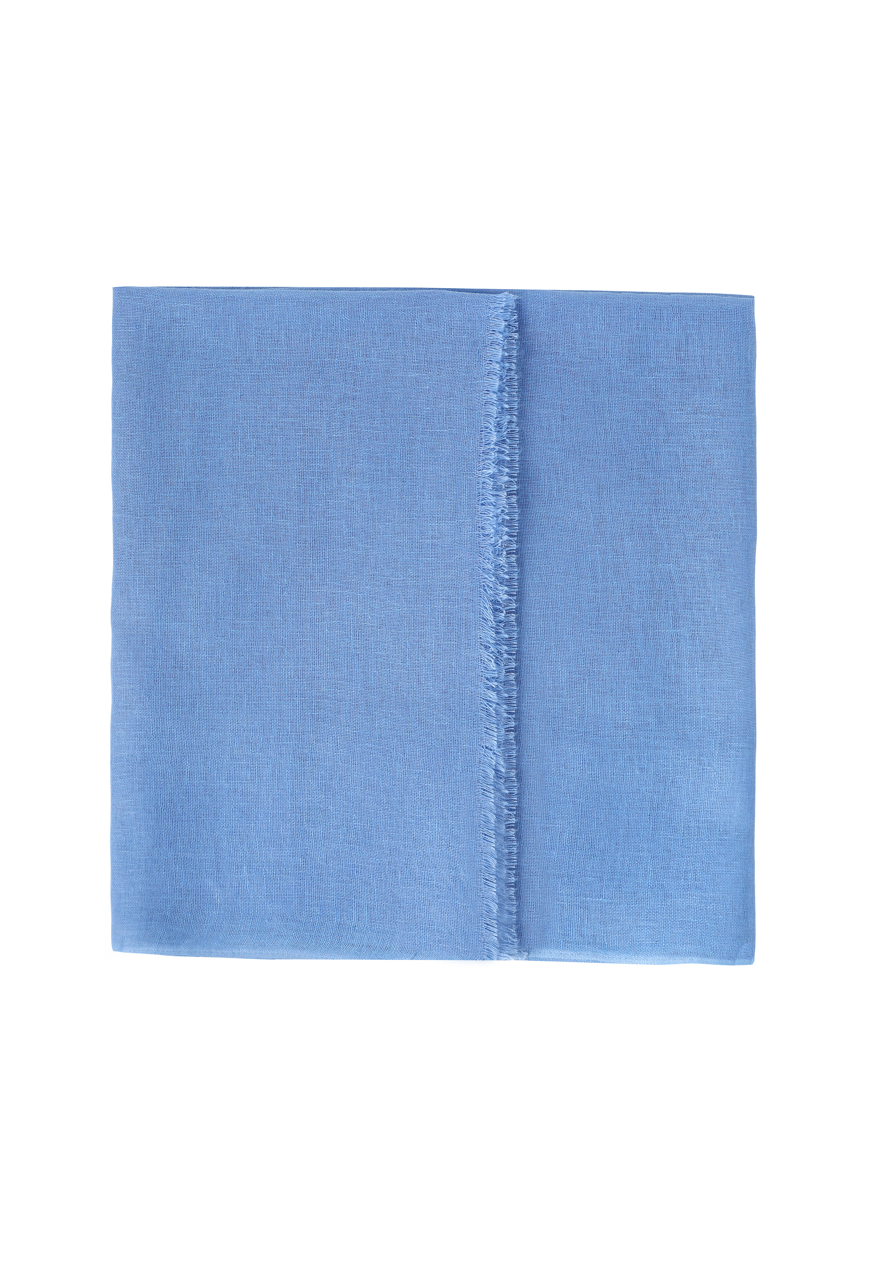 TKANINOWA CHUSTA Z LNEM - KAIRO NIEBIESKI 2