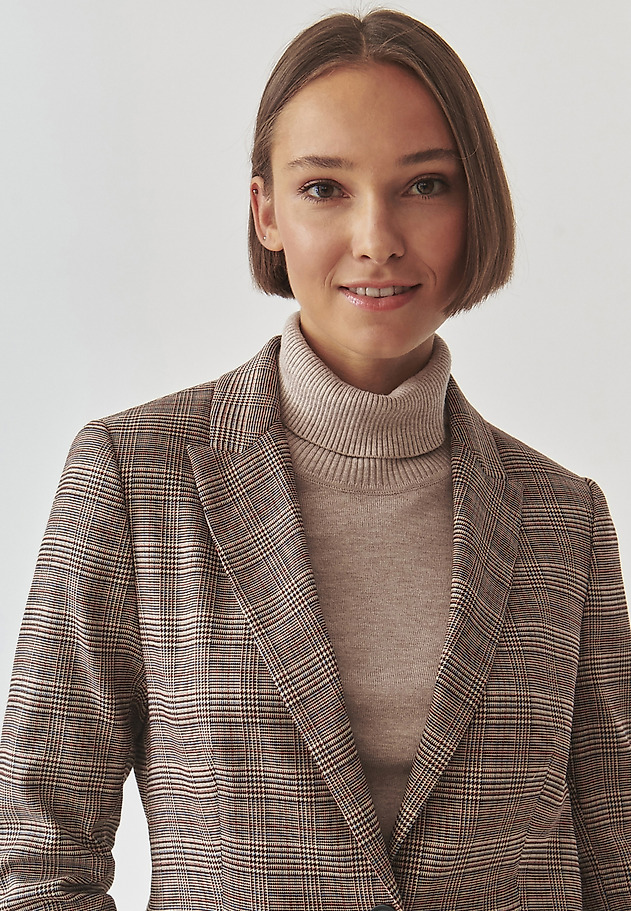 CHECKERED FABRIC BLAZER - KAREMA 1 CHECKERED FABRIC BLAZER - KAREMA 1 MULTIKOLOR 4