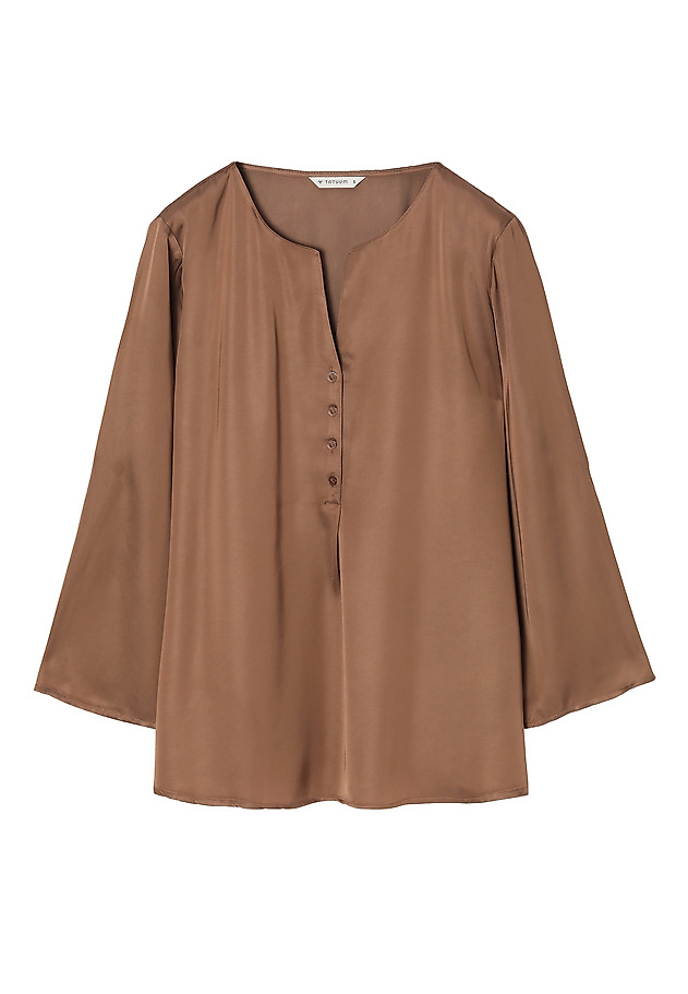 ŽENSKA BLUZA IZ VISKOZNEGA MATERIALA ISOLA ŽENSKA BLUZA IZ VISKOZNEGA MATERIALA ISOLA BEŽ 5