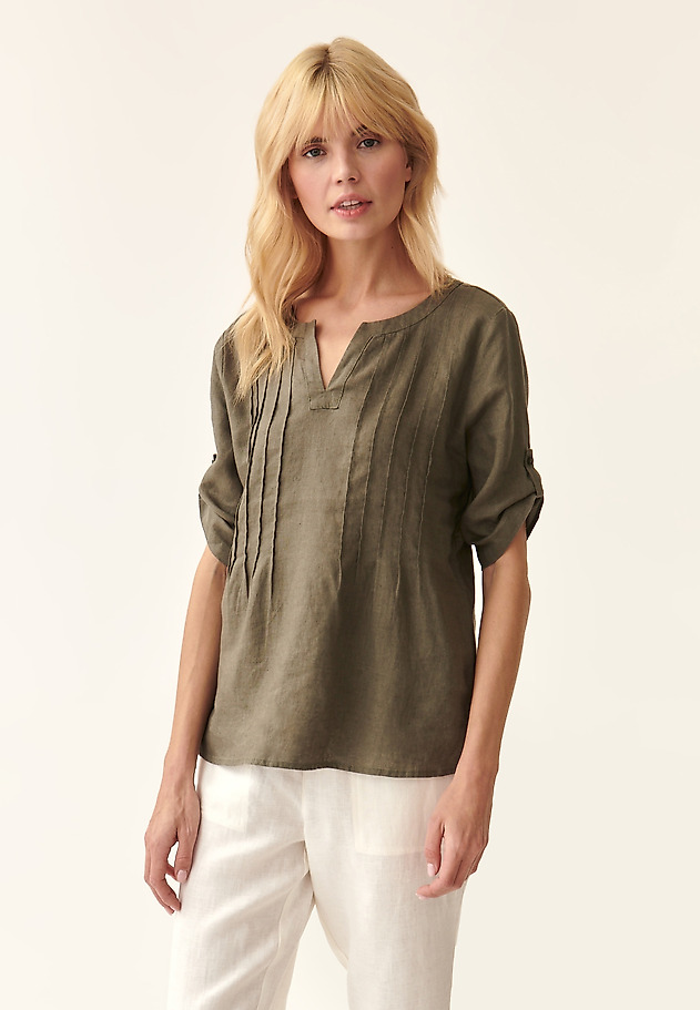 LNIANA BLUZKA PAMO LNIANA BLUZKA PAMO KHAKI 3