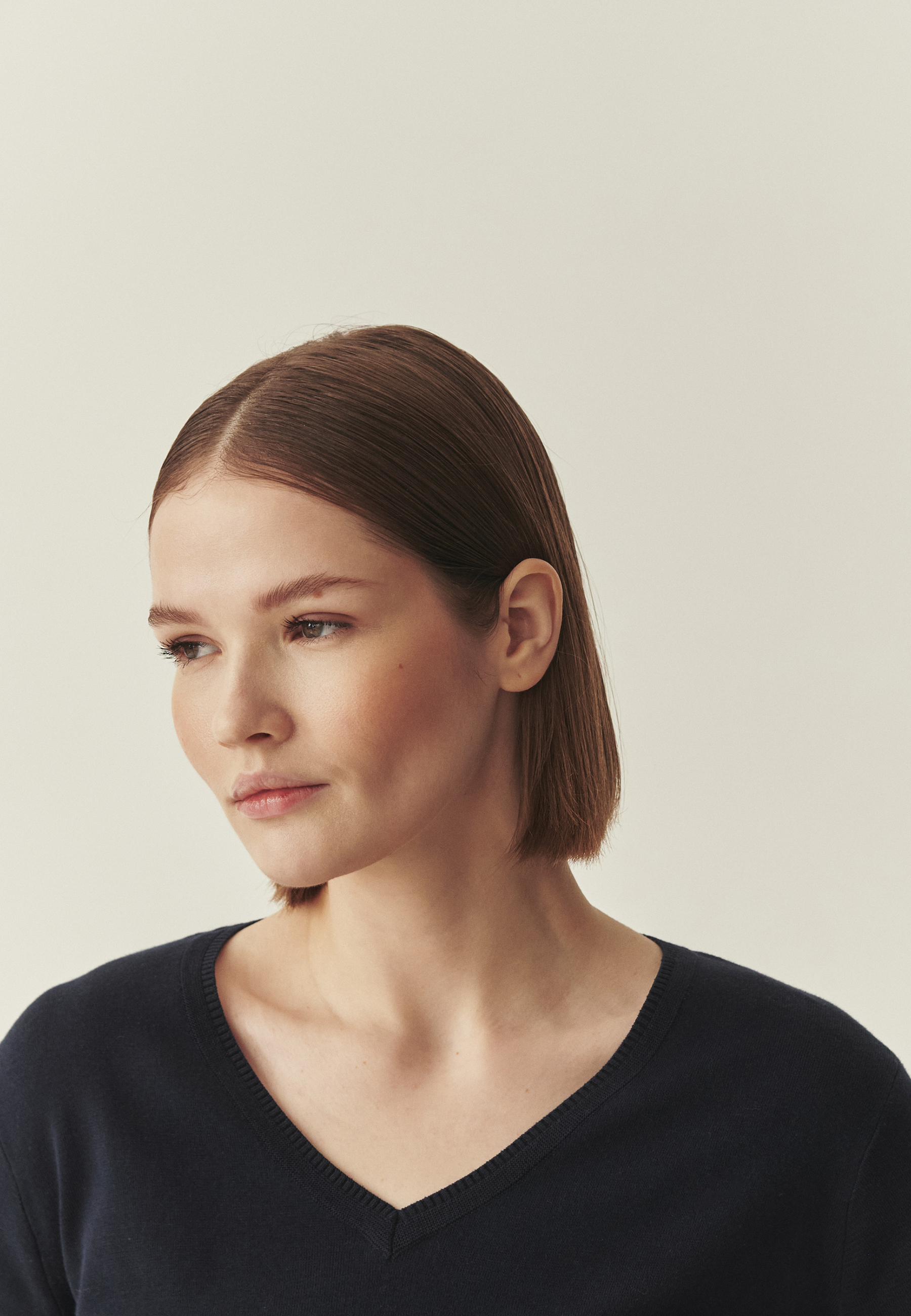 BLUZĂ DIN BUMBAC TRICOTAT - EMIS BLEUMARIN 2