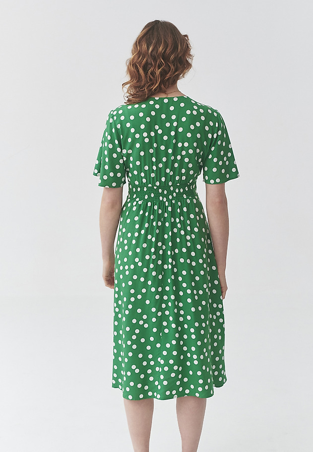 VISCOSE POLKA DOTS DRESS - NAELA VISCOSE POLKA DOTS DRESS - NAELA MULTIKOLOR 3