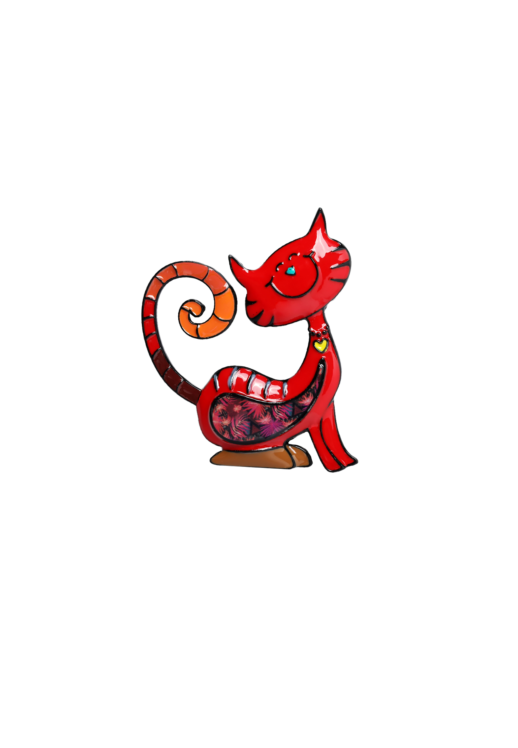 DÁMSKÁ BROŽ MAO VÍCEBAREVNÝ 2