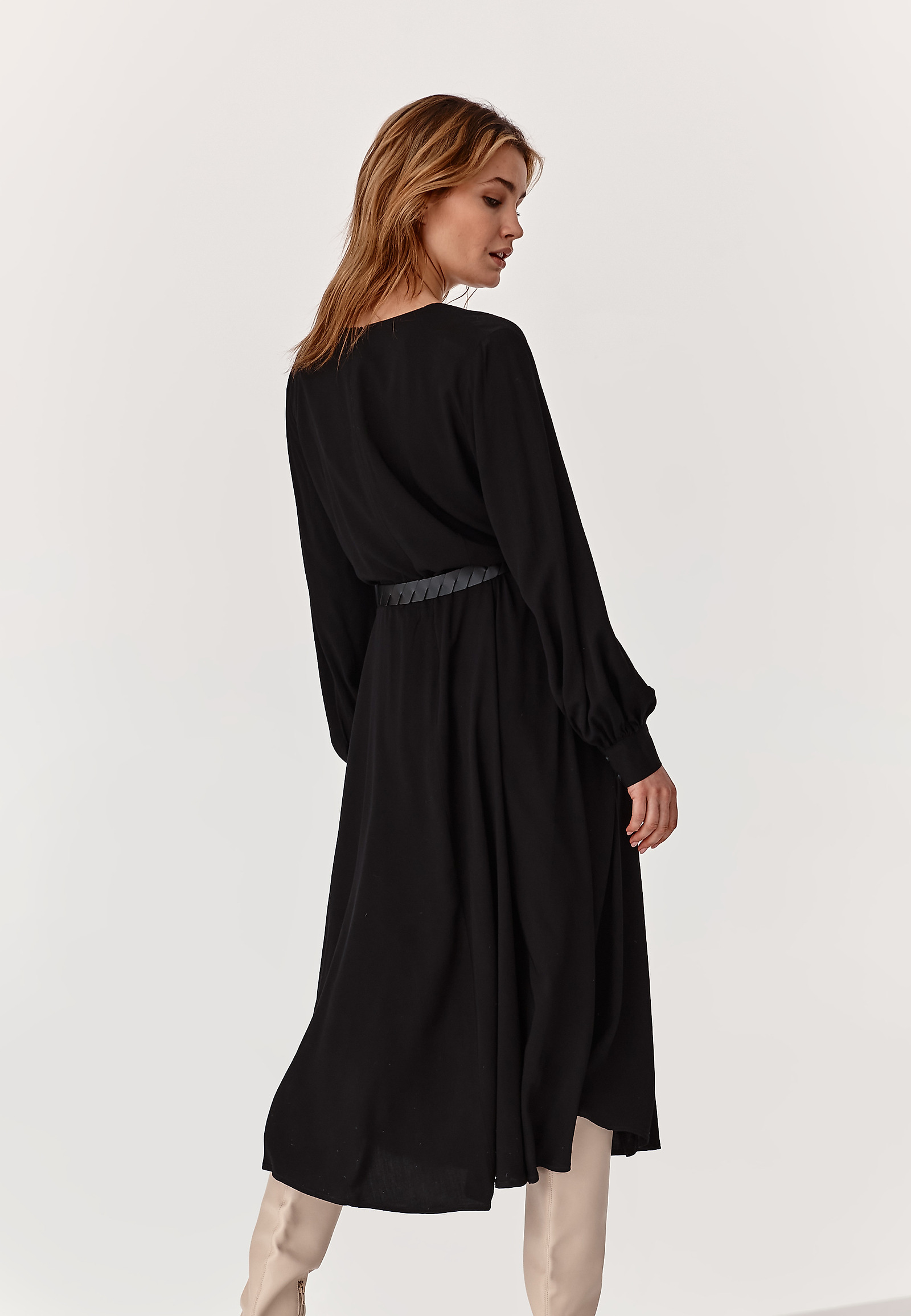 MIDI DRESS MOVA MIDI DRESS MOVA BLACK 76864