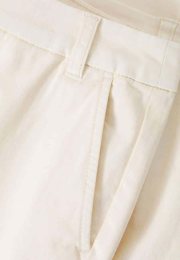 ELEGANT COTTON TROUSERS - CHINA ELEGANT COTTON TROUSERS - CHINA BEŻOWY 5