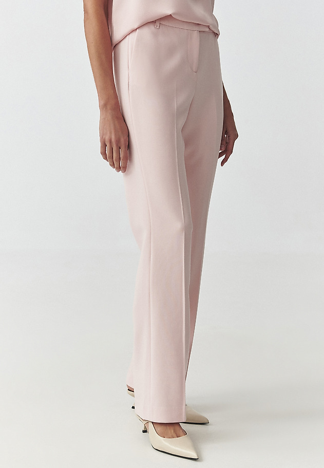 PASTEL SUIT TROUSERS - LAURANIA 4 PASTEL SUIT TROUSERS - LAURANIA 4 RÓŻOWY 4