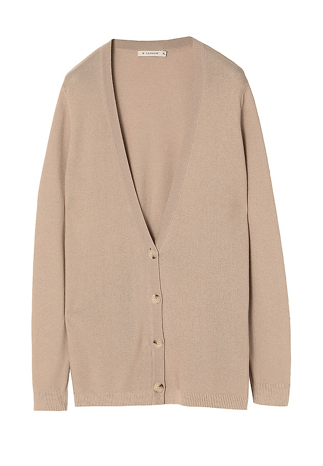 LADIES' BUTTONED SWEATER PIMIKO LADIES' BUTTONED SWEATER PIMIKO BEŻOWY 6