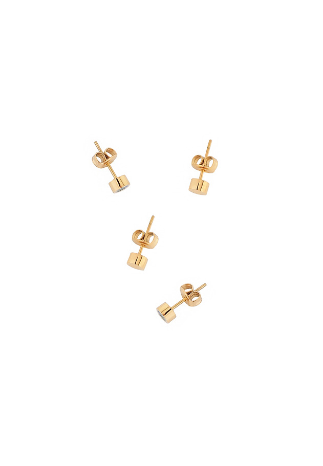 2-PACK OF GOLD-PLATED EARRINGS - SIMBI 2-PACK OF GOLD-PLATED EARRINGS - SIMBI MULTIKOLOR 4