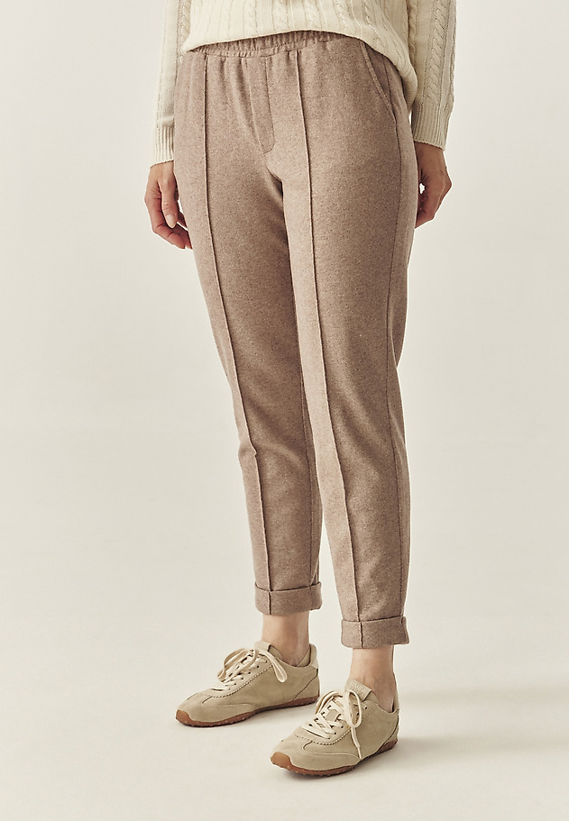 KNITTED WOOL CYGARETTES - SUMKO KNITTED WOOL CYGARETTES - SUMKO BEIGE 4