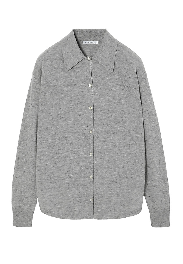 LADIES’ KNITTED WOOL SHIRT - ELARA LADIES’ KNITTED WOOL SHIRT - ELARA SZARY 7