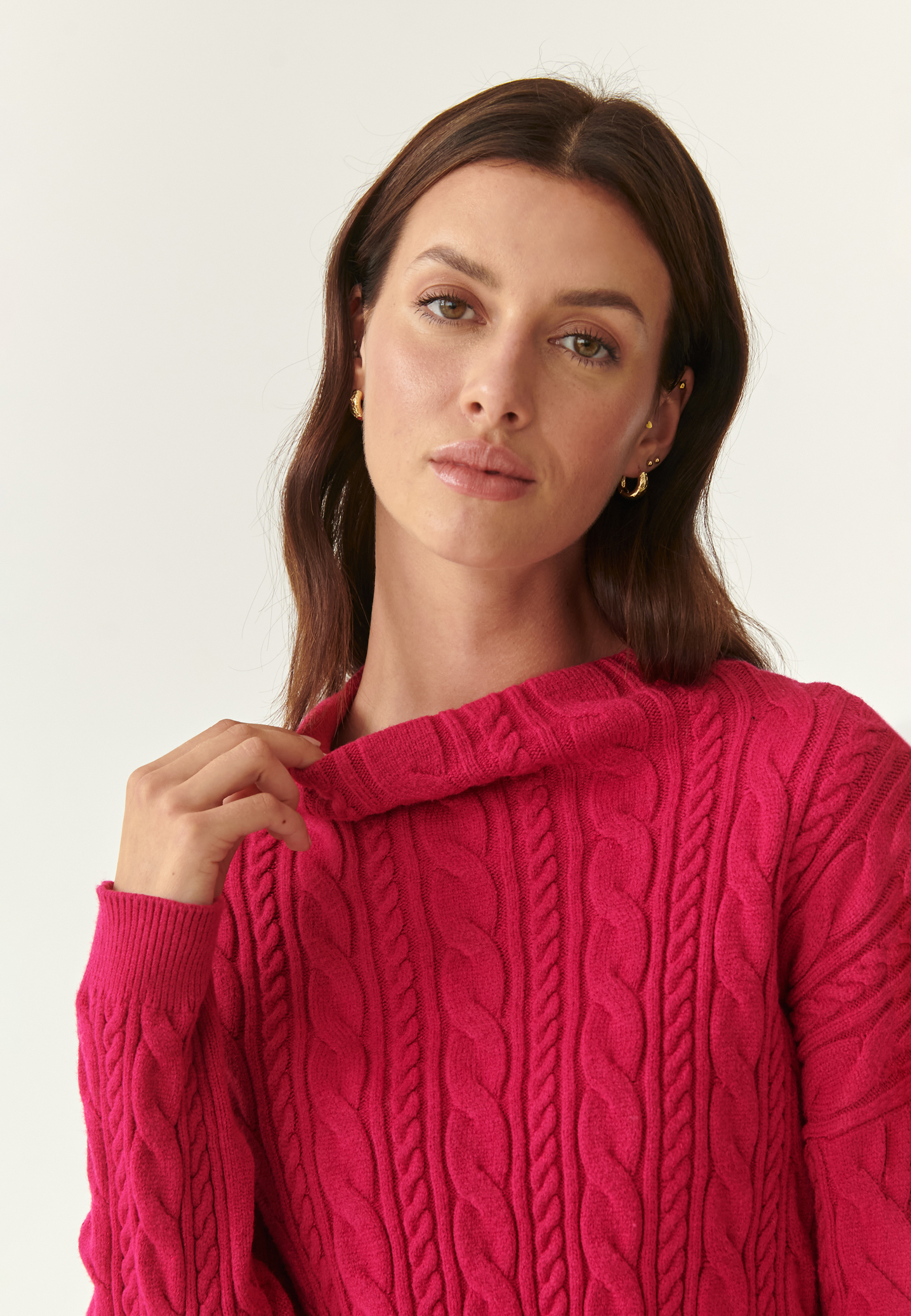 DAMSKI PULOVER Z ROLOJEM WENWENA 1