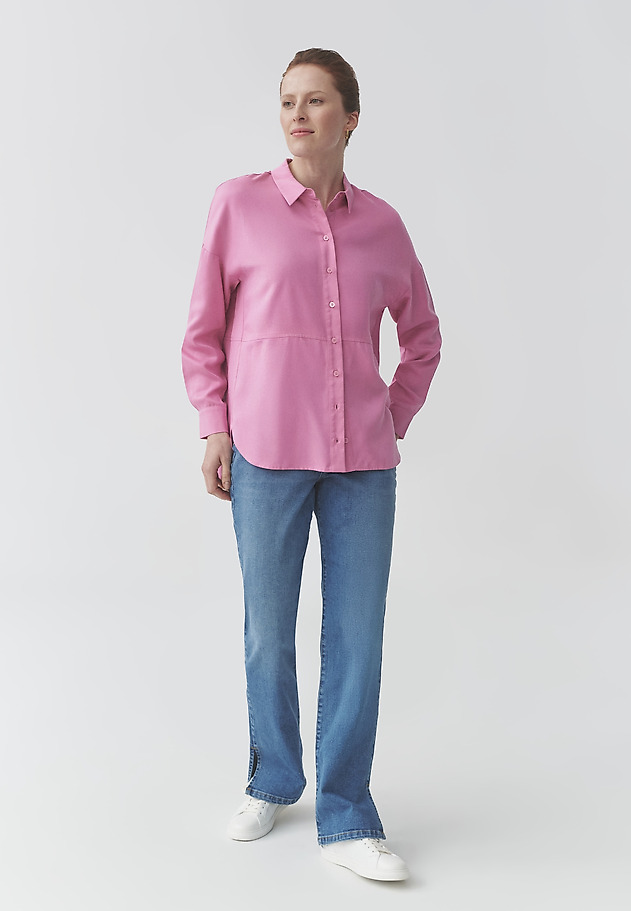 PINK LYOCELL SHIRT - TUTU PINK LYOCELL SHIRT - TUTU RÓŻOWY 3