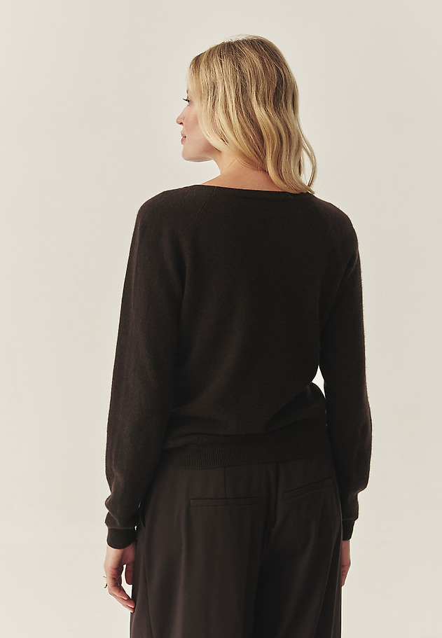 CASHMERE JUMPER - PRESLEY CASHMERE JUMPER - PRESLEY BROWN 2
