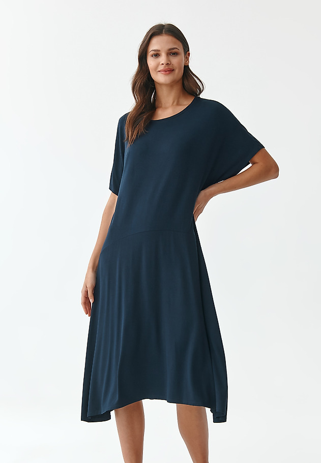 FLARED DRESS MARSO 1 FLARED DRESS MARSO 1 NAVY BLUE 3