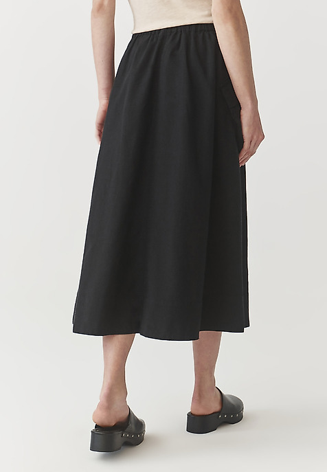 LADIES’ BREATHABLE SKIRT WITH SEWN-IN POCKETS - KONI 2 BLACK 2