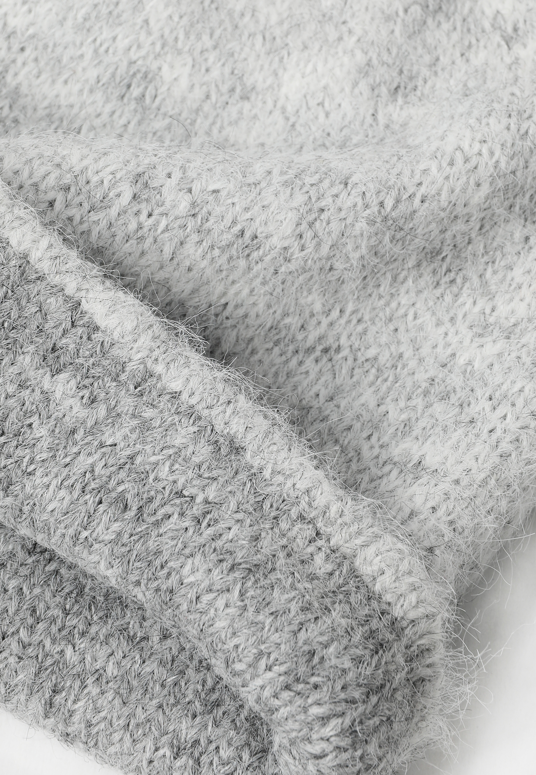 CZAPKA Z DOMIESZKĄ WEŁNY - DOVLY SZARY 2