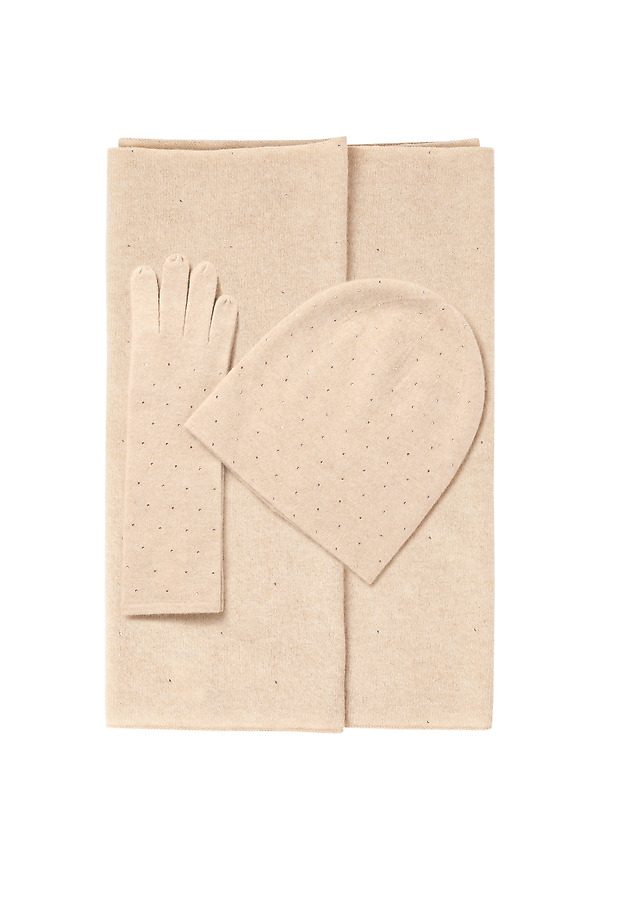 WOOL AND CASHMERE HAT - BIDI  WOOL AND CASHMERE HAT - BIDI BEIGE 4