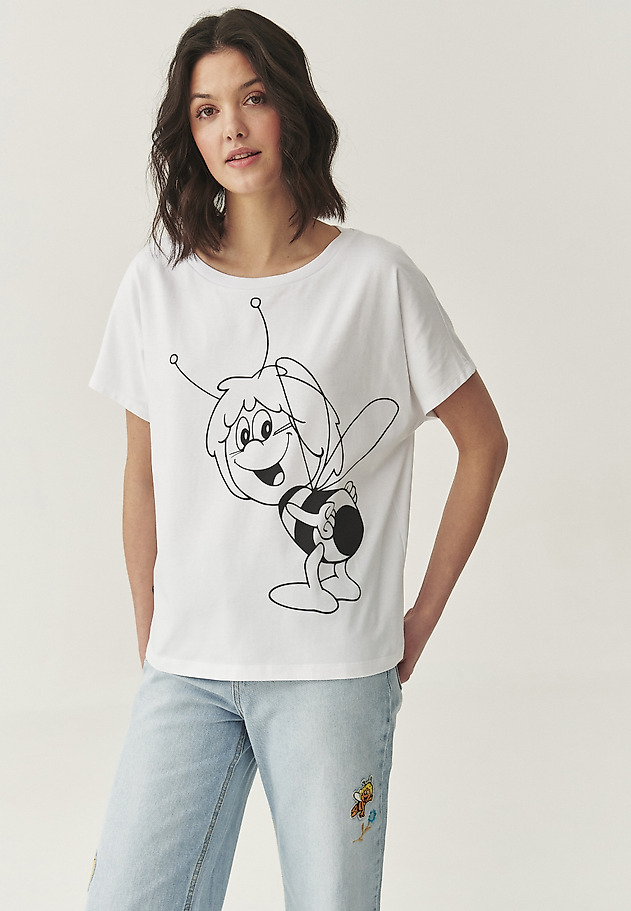 TRICOU DIN BUMBAC IMPRIMAT - NILS TRICOU DIN BUMBAC IMPRIMAT - NILS ALB 1
