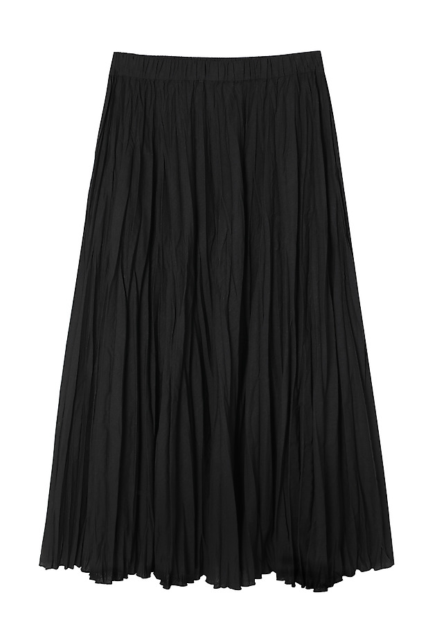 FUSTĂ MIDI PLISATĂ CU PLISURI - VERNONA 1 FUSTĂ MIDI PLISATĂ CU PLISURI - VERNONA 1 NEGRU 5