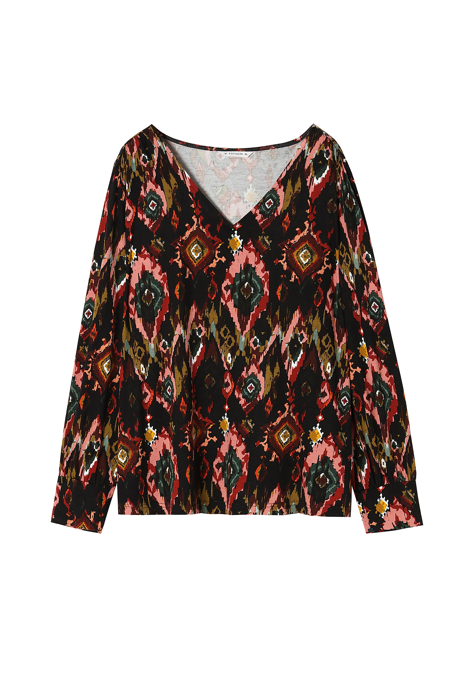 BLUZA IZ VISKOZE S POTISKOM MANDRAGORA 1 BLUZA IZ VISKOZE S POTISKOM MANDRAGORA 1 VEČBARVNA 82295