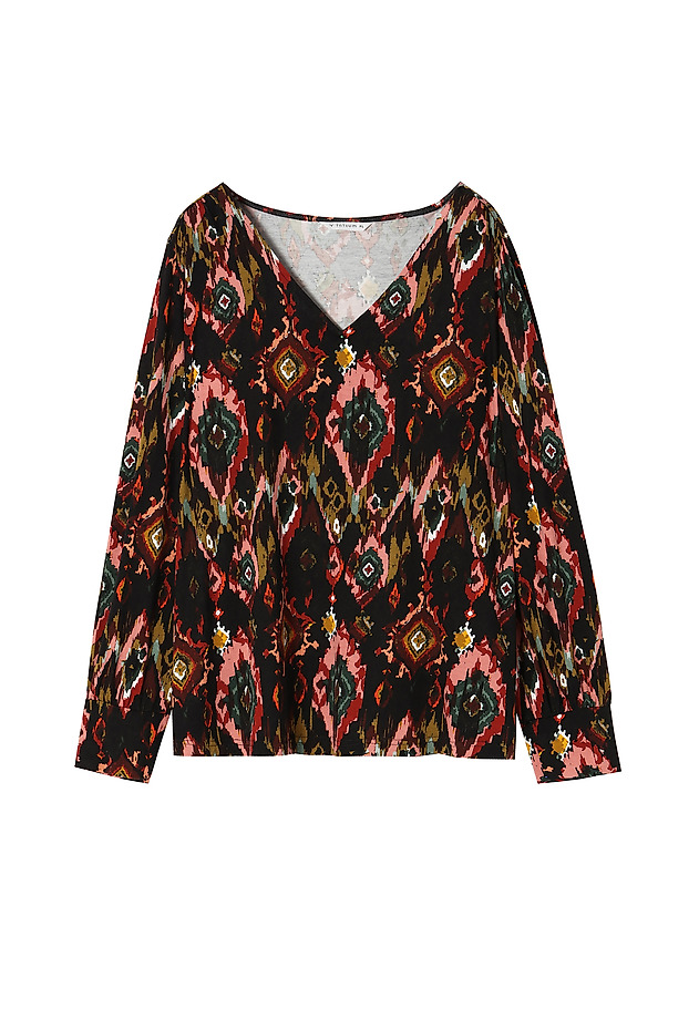 VISCOSE BLOUSE WITH PRINT MANDRAGORA 1 VISCOSE BLOUSE WITH PRINT MANDRAGORA 1 MULTIKOLOR 5
