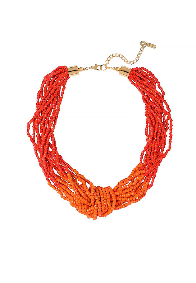 LADIES' NECKLACE - NELISA LADIES' NECKLACE - NELISA ORANGE 2