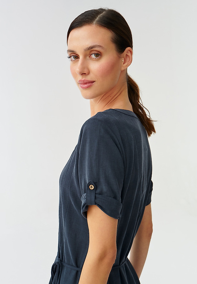 LADIES’ BELTED DRESS PEMO LADIES’ BELTED DRESS PEMO NAVY BLUE 5