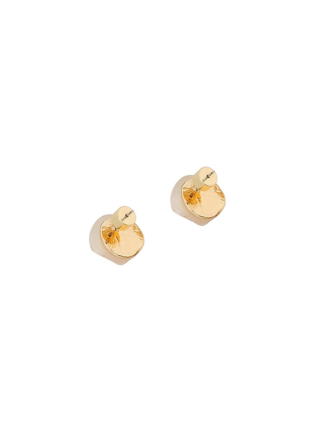 DELICATE RESIN EARRINGS - EDDALIANO DELICATE RESIN EARRINGS - EDDALIANO BEIGE 3