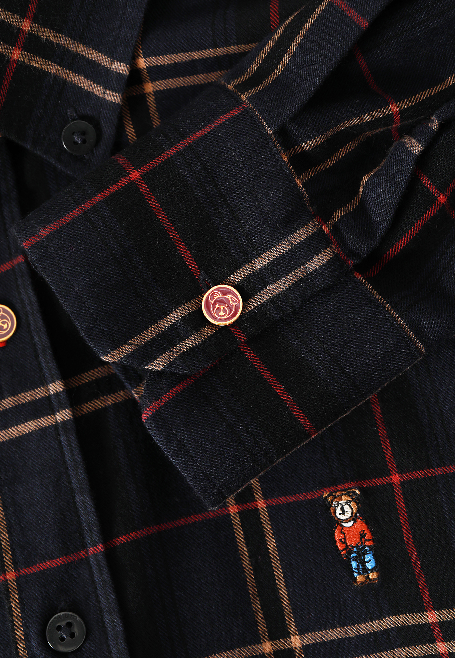 BAWEŁNIANA KOSZULA MĘSKA W KRATĘ — MARCO 2 MULTIKOLOR 2