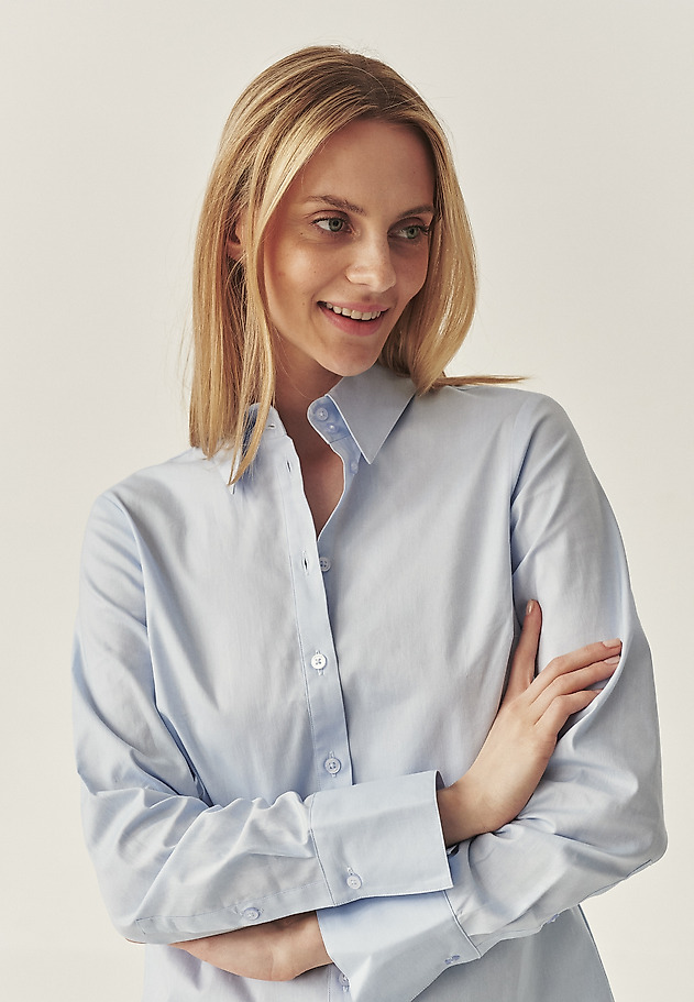 CLASSIC COTTON SHIRT - ERWINA CLASSIC COTTON SHIRT - ERWINA KÉK 3