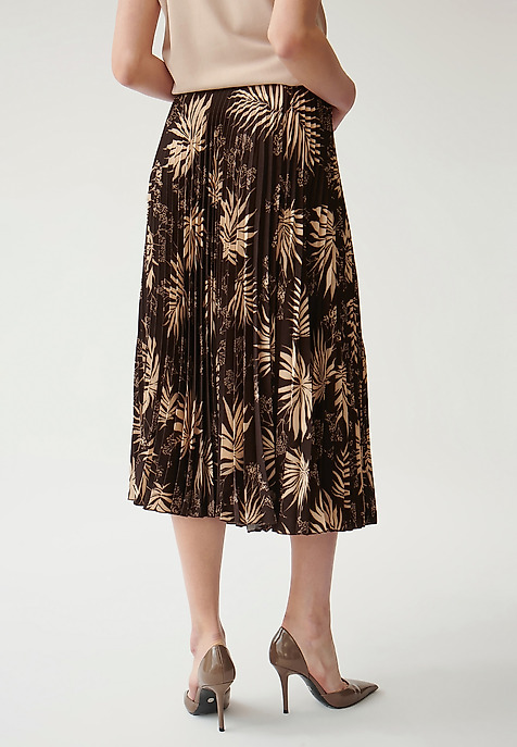 LADIES' SKIRT WITH A PLACKET MERIDIANA MULTICOLOR 2