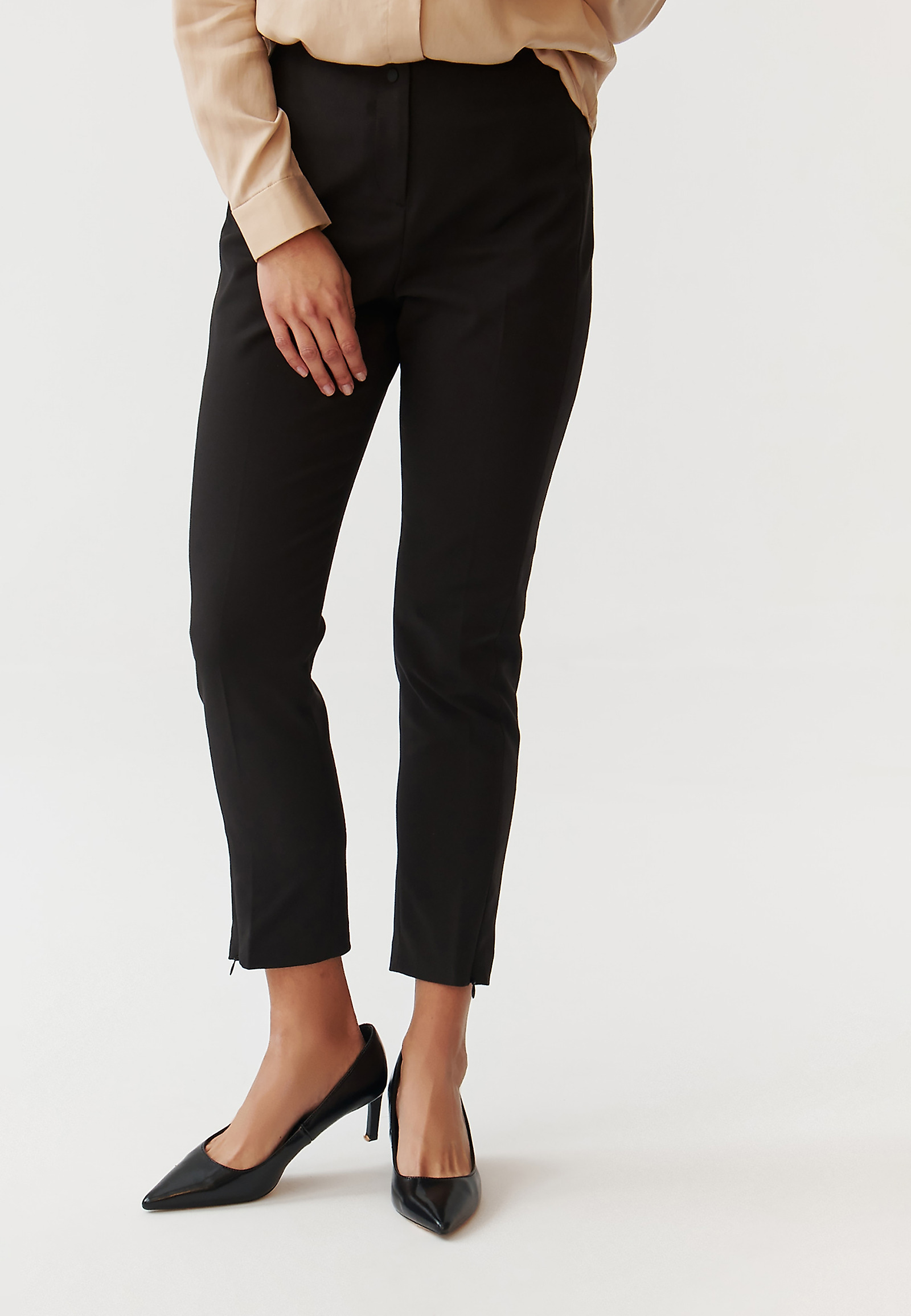 FITTED LADIES’ TROUSERS - TEDERIA: Női Testre Szabott Nadrág - TEDERIA FITTED LADIES’ TROUSERS - TEDERIA: Női Testre Szabott Nadrág - TEDERIA FEKETE 95046