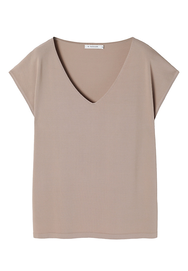 ŽENSKA PLETENA BLUZA BREZ ROKAVOV - ESTERE ŽENSKA PLETENA BLUZA BREZ ROKAVOV - ESTERE BEŽ 6