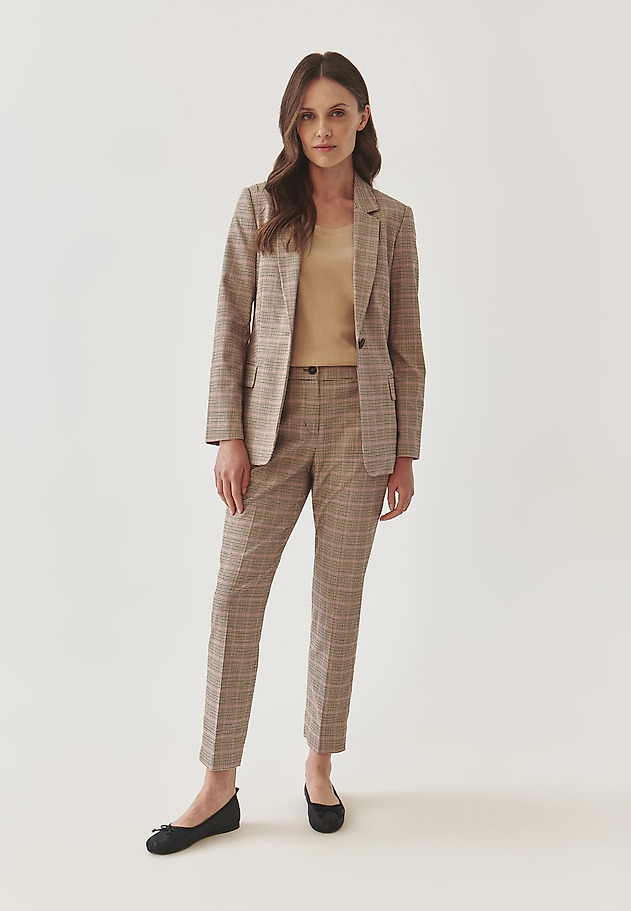 LADIES’ CHECKERED JACKET - LAMIA LADIES’ CHECKERED JACKET - LAMIA MULTIKOLOR 2