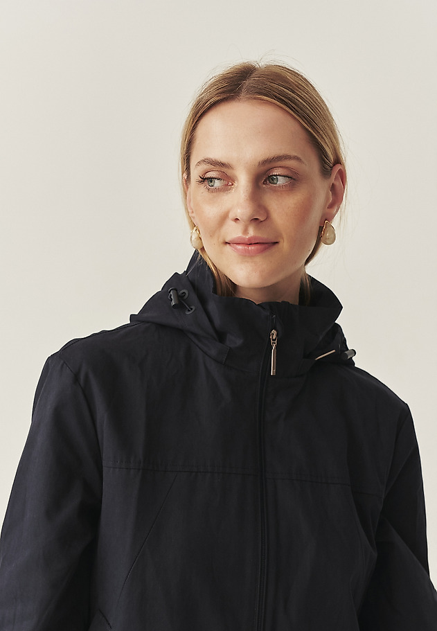 CASUALOWA KURTKA PARKA - BIMA CASUALOWA KURTKA PARKA - BIMA GRANATOWY 5