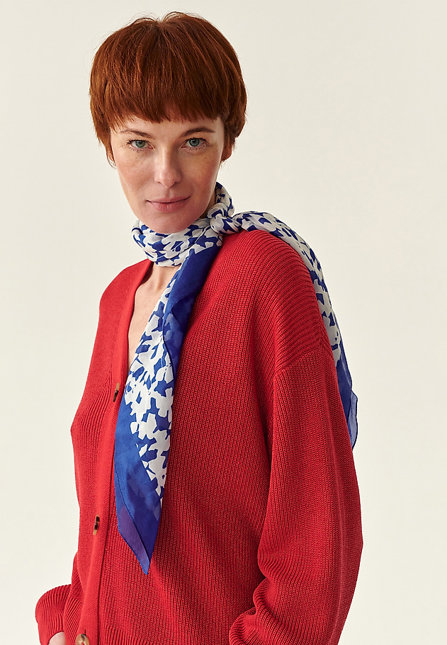 CARDIGAN MADE FROM COOL VISCOSE KAMIKO CARDIGAN MADE FROM COOL VISCOSE KAMIKO RED 6