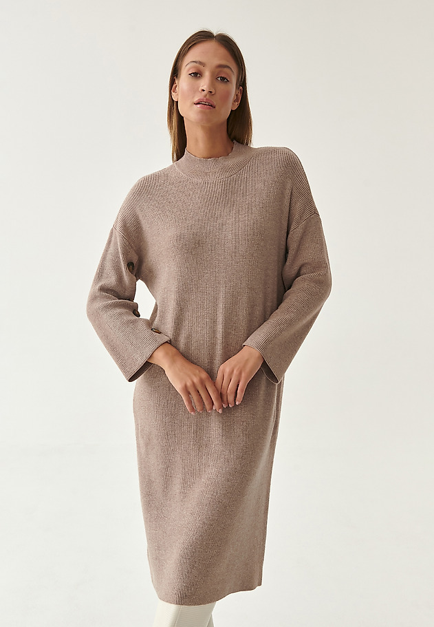 LADIES' SWEATER DRESS MIONI LADIES' SWEATER DRESS MIONI BEIGE 4