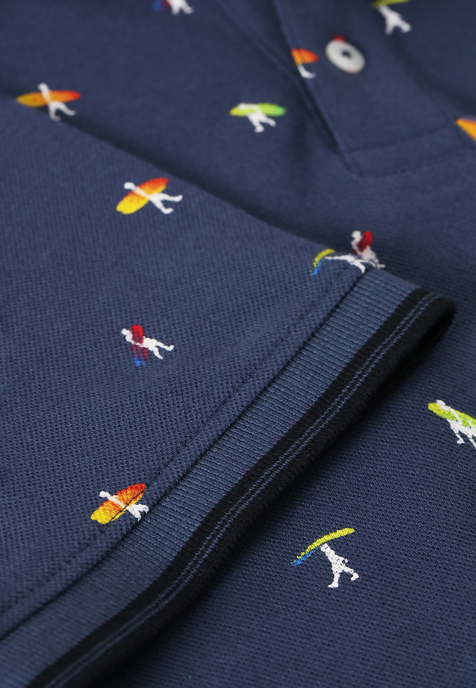 MEN'S COTTON POLO SHIRT JAY 8 MEN'S COTTON POLO SHIRT JAY 8 NAVY BLUE 79082