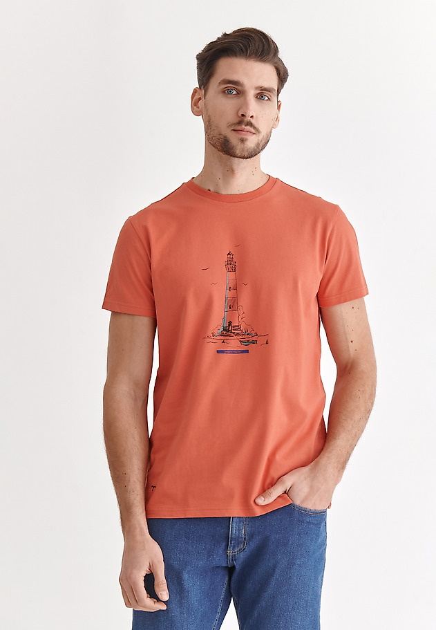 MEN'S COTTON T-SHIRT MIKIN 11 MEN'S COTTON T-SHIRT MIKIN 11 RED 3