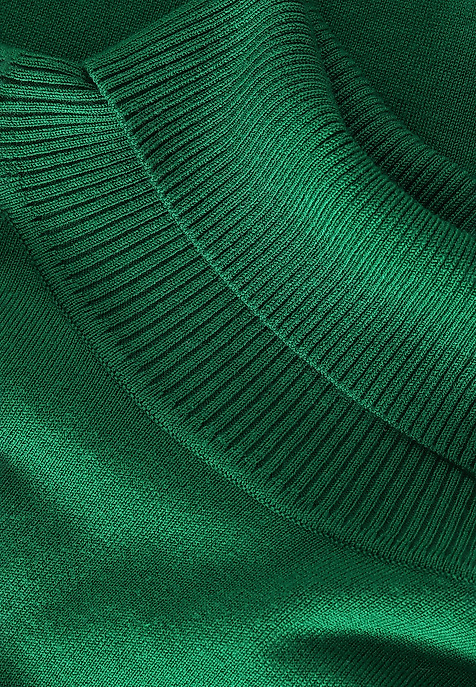 CLASSIC LADIES’ SWEATER WITH A TURTLENECK NEKOKI 1 GREEN 2