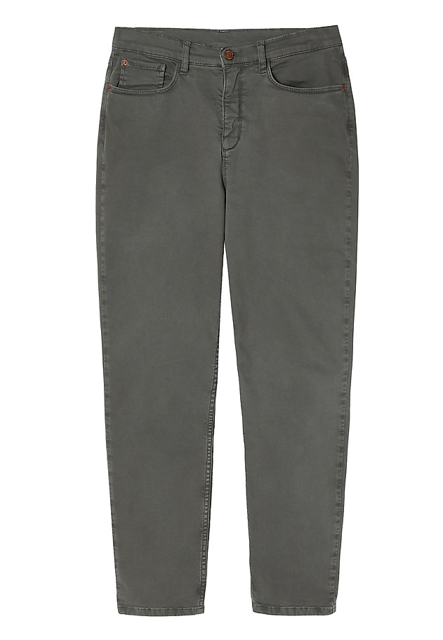 DÁMSKÉ UPNUTÉ PLÁTĚNÉ KALHOTY - ROMIKI 2 DÁMSKÉ UPNUTÉ PLÁTĚNÉ KALHOTY - ROMIKI 2 KHAKI 5