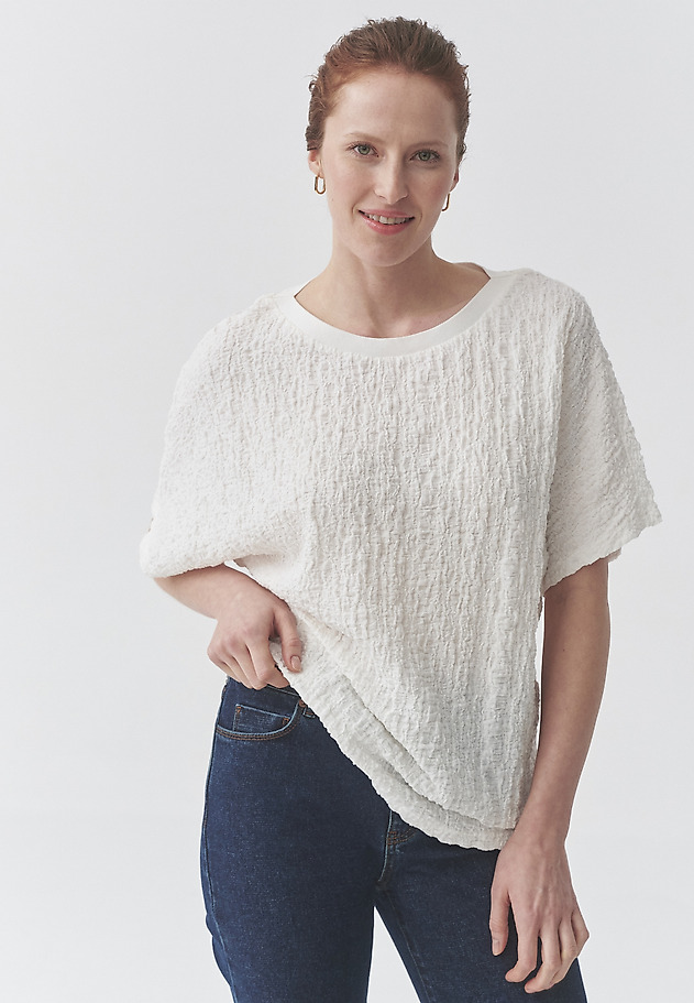 OVERSIZE BLÚZKA S KIMONOVÝM RUKÁVOM – AVIVA OVERSIZE BLÚZKA S KIMONOVÝM RUKÁVOM – AVIVA ECRU 3