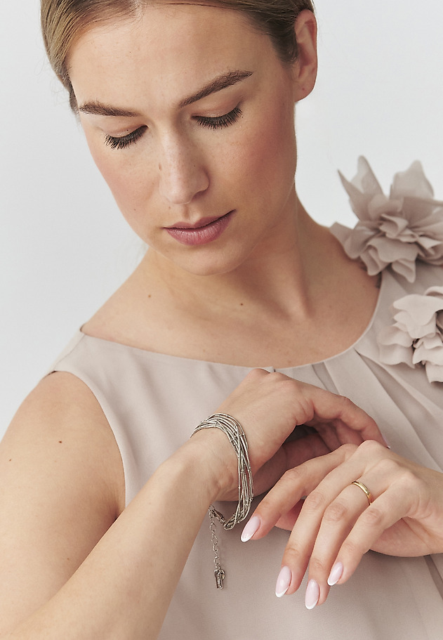ELEGANCKA BRANSOLETKA — NAZARI ELEGANCKA BRANSOLETKA — NAZARI SREBRNY 1