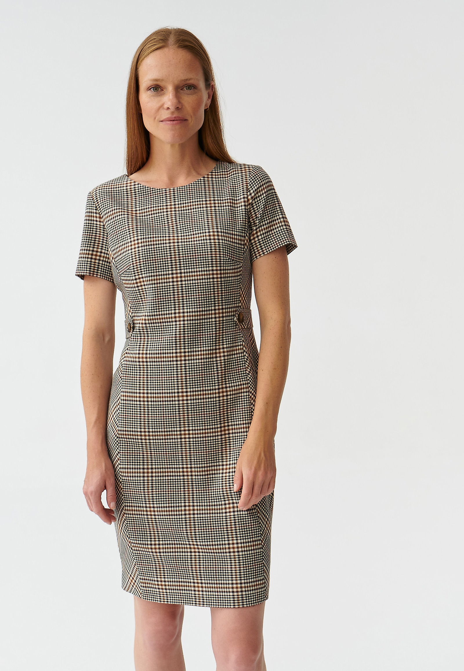 LADIES’ CHECKERED PENCIL DRESS HIPI LADIES’ CHECKERED PENCIL DRESS HIPI MULTICOLOR 91261