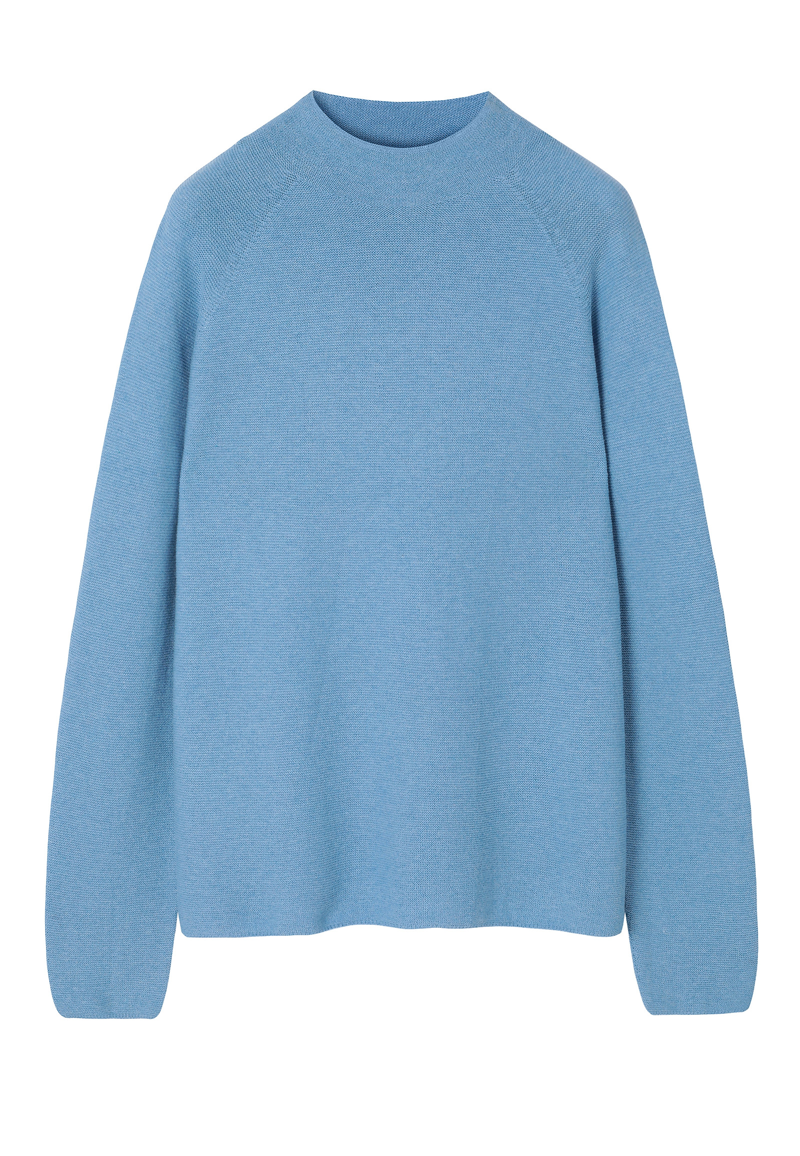 PULOVER CU GOLĂ DE JUMĂTATE ȘI ÎMBRĂCĂMINTE DIN LANA - JOLIE PULOVER CU GOLĂ DE JUMĂTATE ȘI ÎMBRĂCĂMINTE DIN LANA - JOLIE ALBASTRU 113757