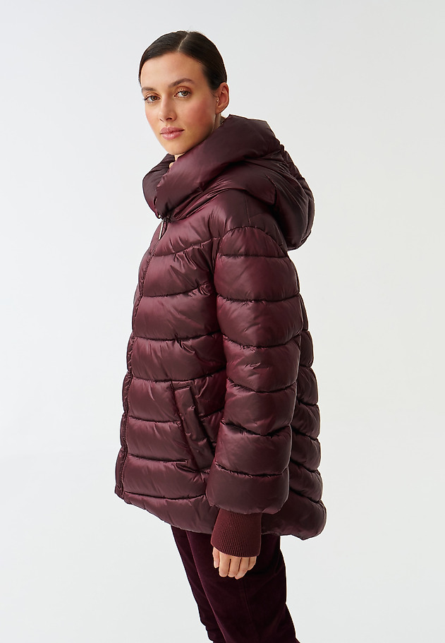 LADIES’ PADDED JACKET WITH HOOD EMIKIA LADIES’ PADDED JACKET WITH HOOD EMIKIA CZERWONY 5