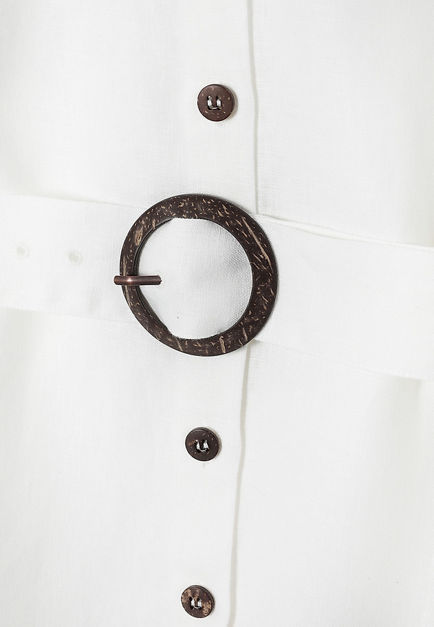 LINEN SCHMISSERIE WITH EMBROIDERY - SALIMA LINEN SCHMISSERIE WITH EMBROIDERY - SALIMA ECRU 6