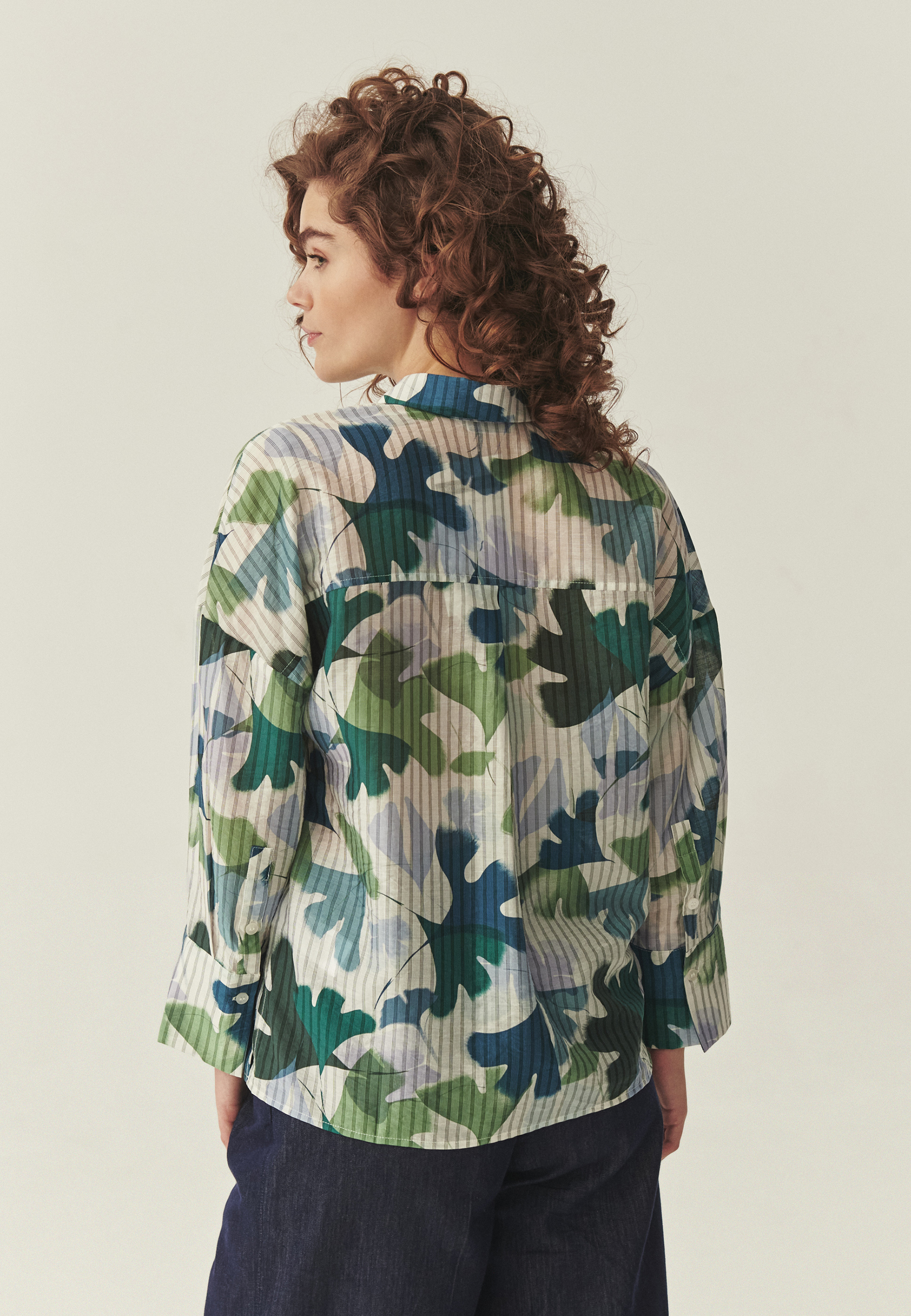 WZORZYSTA KOSZULA Z LYOCELLEM - RAYO MULTIKOLOR 2